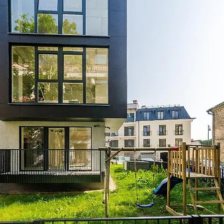 Happy G, Self Check-in, Terrace, Underground Parking * 维尔纽斯